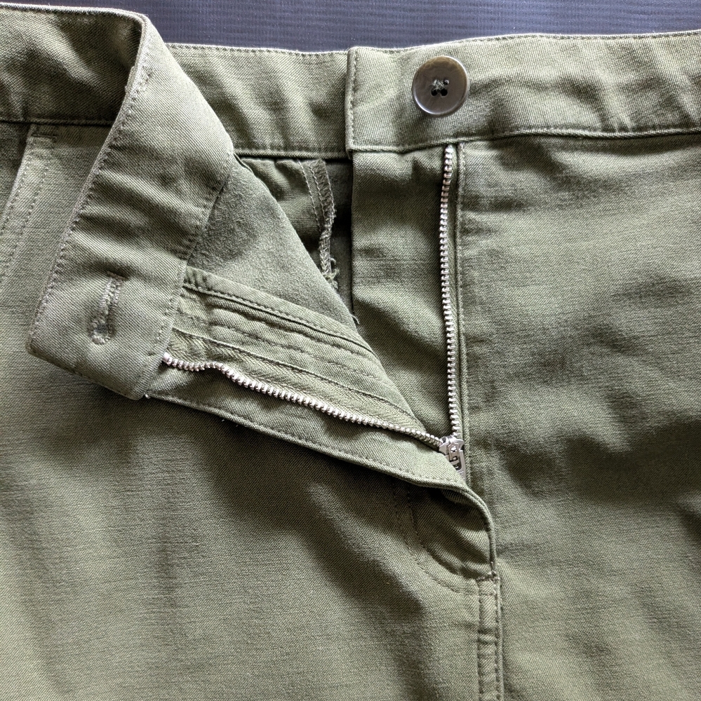 🫒 Aritzia Wilfred Free Cotton Lyocell Havasu Cargo Skirt, 8 - Picture 8 of 17